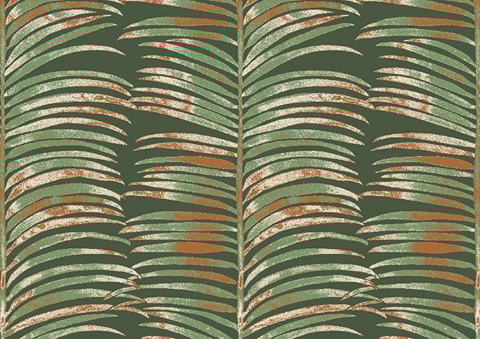 Melody Velvet, Rainforest - Motorised Roman Blind - Image 7